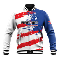 Custom Football 2026 Puerto Rico Baseball Jacket Come On El Huracan Azul