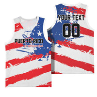 Custom Football 2026 Puerto Rico Basketball Jersey Come On El Huracan Azul