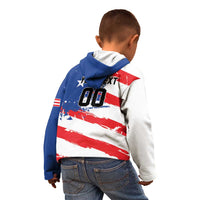 Custom Football 2026 Puerto Rico Kid Hoodie Come On El Huracan Azul