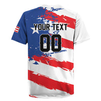 Custom Football 2026 Puerto Rico Rugby Jersey Come On El Huracan Azul