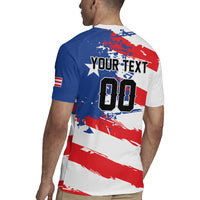 Custom Football 2026 Puerto Rico Rugby Jersey Come On El Huracan Azul