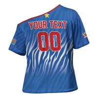 Custom Football 2026 DR Congo Leopards Cross Shoulder Shirt Warriors of the Equator