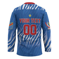 Custom Football 2026 DR Congo Leopards Hockey Jersey Warriors of the Equator