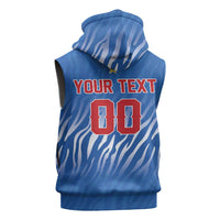 Custom Football 2026 DR Congo Leopards Sleeveless Zip Hoodie Warriors of the Equator