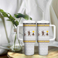 Kingdom of Kakongo Tumbler With Handle Royal Stylized