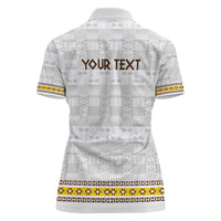 Personalized Kingdom of Kakongo Women Polo Shirt Royal Stylized