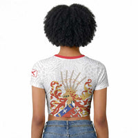 Kingdom of Kongo Raglan Cropped T shirt Kongo dya Ntotila