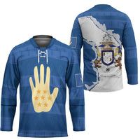 Kingdom of Loango Hockey Jersey African Pattern Flag Stylized