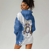 Kingdom of Loango Hoodie Dress African Pattern Flag Stylized