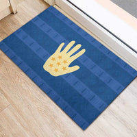 Kingdom of Loango Rubber Doormat African Pattern Flag Stylized