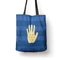 Kingdom of Loango Tote Bag African Pattern Flag Stylized