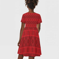 Kingdom of Ndongo Kid Short Sleeve Dress Utuminu ua Ngola