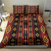 Navajo Native America South Western Inspired Bedding Set Red Tribal Pattern