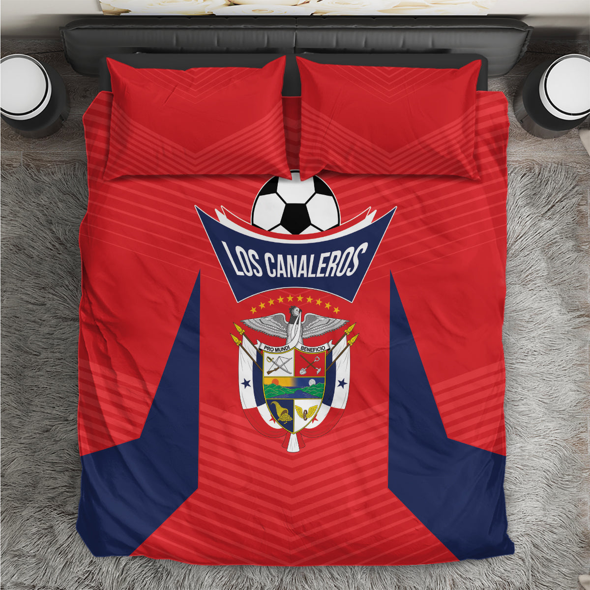 Panama 2024 Football Bedding Set Go Los Canaleros