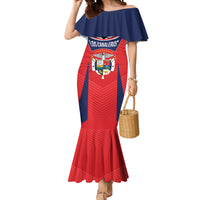Personalized Panama 2024 Football Mermaid Dress Go Los Canaleros - Wonder Print Shop