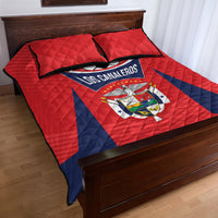 Panama 2024 Football Quilt Bed Set Go Los Canaleros - Wonder Print Shop