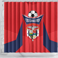Panama 2024 Football Shower Curtain Go Los Canaleros