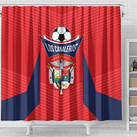 Panama 2024 Football Shower Curtain Go Los Canaleros