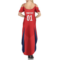 Personalized Panama 2024 Football Summer Maxi Dress Go Los Canaleros - Wonder Print Shop