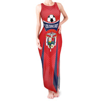 Personalized Panama 2024 Football Tank Maxi Dress Go Los Canaleros - Wonder Print Shop