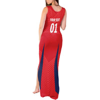 Personalized Panama 2024 Football Tank Maxi Dress Go Los Canaleros - Wonder Print Shop