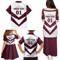 Personalized Venezuela 2024 Football Family Matching Puletasi and Hawaiian Shirt Mano tengo fe La Vinotinto - Wonder Print Shop