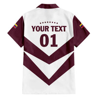 Personalized Venezuela 2024 Football Family Matching Short Sleeve Bodycon Dress and Hawaiian Shirt Mano tengo fe La Vinotinto - Wonder Print Shop