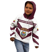 Personalized Venezuela 2024 Football Kid Hoodie Mano tengo fe La Vinotinto - Wonder Print Shop