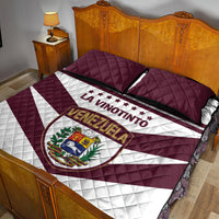 Venezuela 2024 Football Quilt Bed Set Mano tengo fe La Vinotinto - Wonder Print Shop