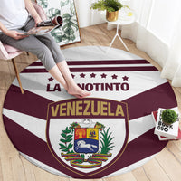 Venezuela 2024 Football Round Carpet Mano tengo fe La Vinotinto
