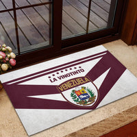 Venezuela 2024 Football Rubber Doormat Mano tengo fe La Vinotinto - Wonder Print Shop