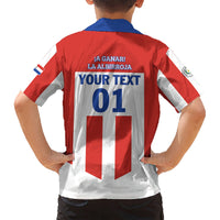 Personalized Paraguay 2024 Football Kid Hawaiian Shirt Come On La Albirroja - Wonder Print Shop