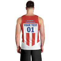 Personalized Paraguay 2024 Football Men Tank Top Come On La Albirroja - Wonder Print Shop