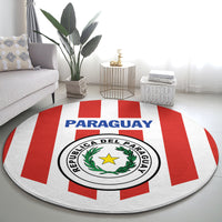Paraguay 2024 Football Round Carpet Come On La Albirroja