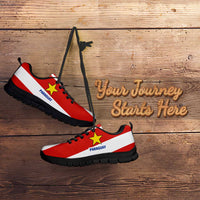 Paraguay 2024 Football Sneakers Come On La Albirroja - Wonder Print Shop