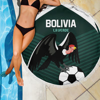 Bolivia 2024 Football Beach Blanket La Verd Go Champion - Wonder Print Shop