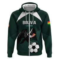 Personalized Bolivia 2024 Football Hoodie La Verd Go Champion - Wonder Print Shop