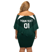 Personalized Bolivia 2024 Football Off Shoulder Short Dress La Verd Go Champion - Wonder Print Shop