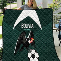 Bolivia 2024 Football Quilt La Verd Go Champion - Wonder Print Shop