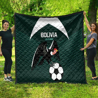 Bolivia 2024 Football Quilt La Verd Go Champion - Wonder Print Shop