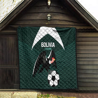 Bolivia 2024 Football Quilt La Verd Go Champion - Wonder Print Shop