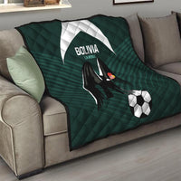 Bolivia 2024 Football Quilt La Verd Go Champion - Wonder Print Shop