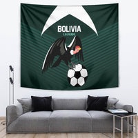Bolivia 2024 Football Tapestry La Verd Go Champion - Wonder Print Shop