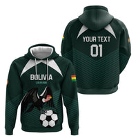 Personalized Bolivia 2024 Football Zip Hoodie La Verd Go Champion - Wonder Print Shop