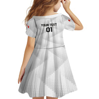 Personalized Canada 2024 Soccer Family Matching Off Shoulder Short Dress and Hawaiian Shirt Canadian Player Maple Leaf - Wonder Print Shop