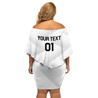 Personalized Canada 2024 Soccer Family Matching Off Shoulder Short Dress and Hawaiian Shirt Canadian Player Maple Leaf - Wonder Print Shop