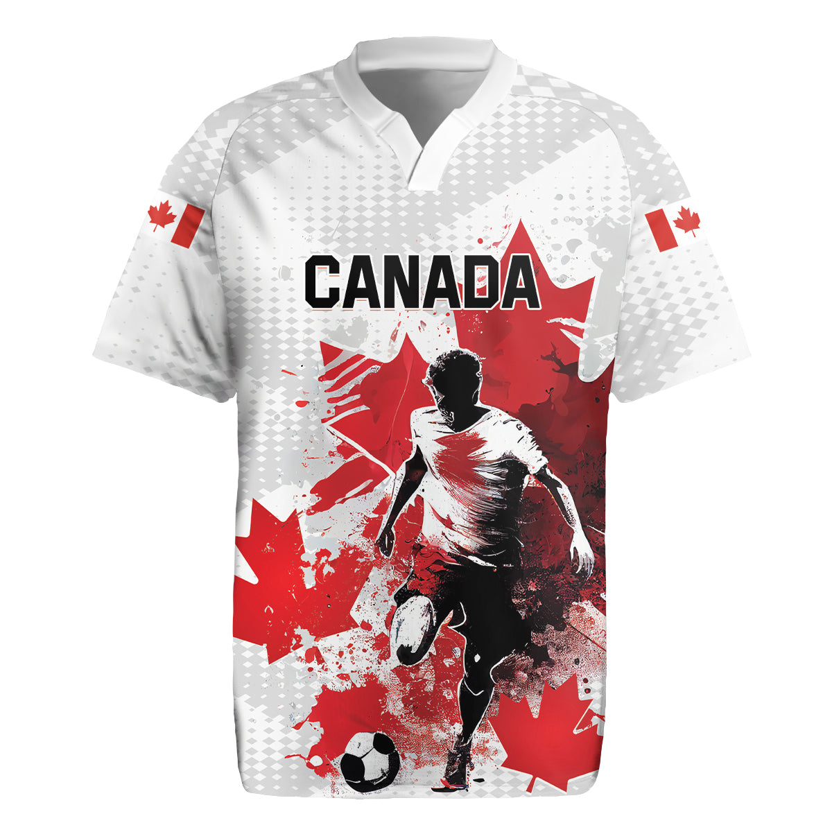 Personalized Canada 2024 Soccer Rugby Jersey Canadian Player Maple Leaf