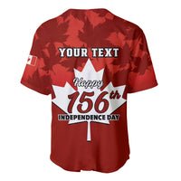 Custom 1 July Canada Independence Day Baseball Jersey Canadian Maple Leaf Happy 156th Anniversary - Wonder Print Shop