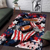 American Football Grunge Area Rug Special Version - Wonder Print Shop