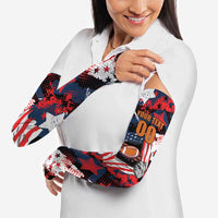 Custom American Football Grunge Arm Sleeves Special Version - Wonder Print Shop